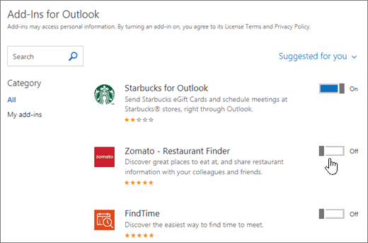 microsoft office for mac add ins for outlook 2016